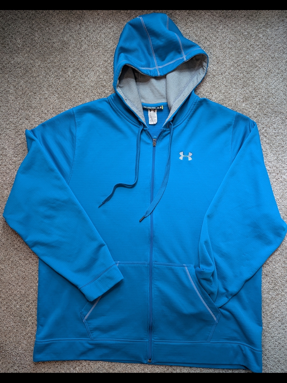 Under Armour Men's Blue Full-Zip Hoodie